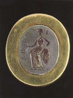 Ring with an image of Athena, Musee Guimet, Thierry Ollivier